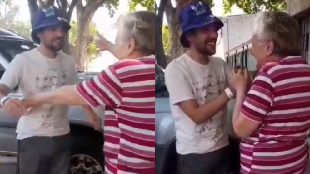 El reencuentro de Pablo Grillo con sus familiares.