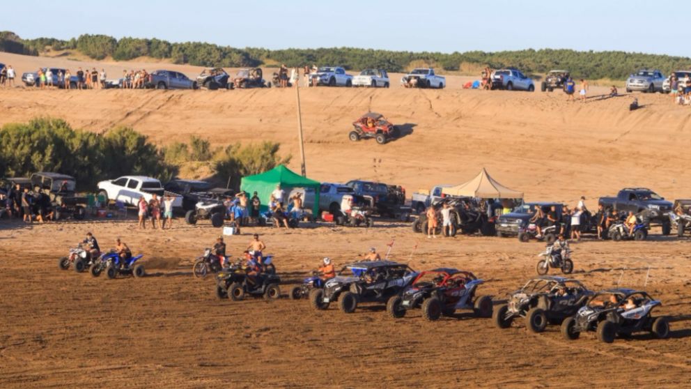 La zona de La Frontera, en el norte del partido bonaerense de Pinamar.