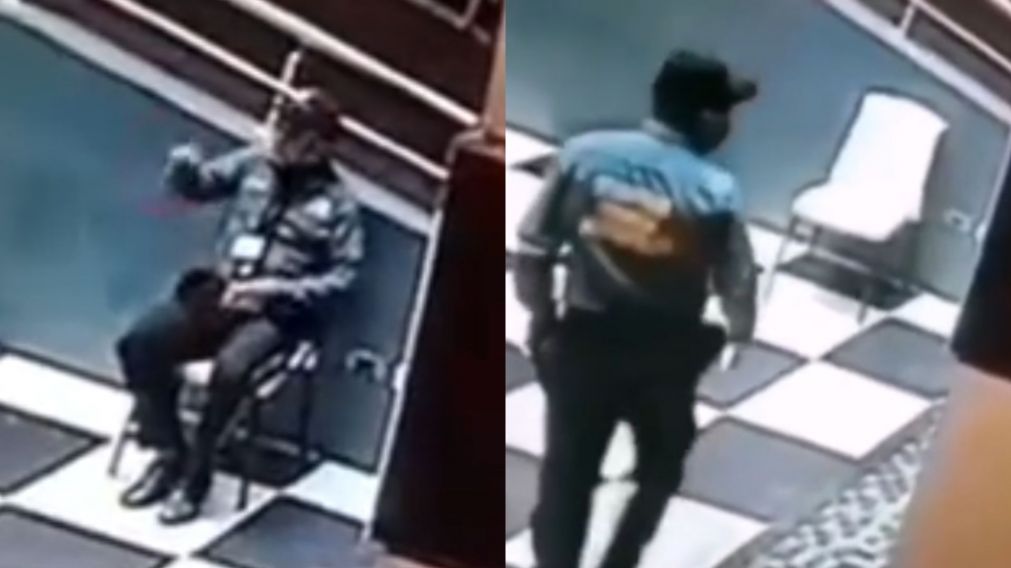 Así guardia de seguridad saluó y conversó con el fantasma de su amigo fallecido (Captura video).