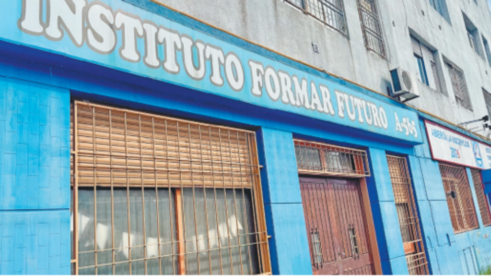 Cerró el Instituto Formar Futuro, en el barrio porteño de Villa Real (Imagen Nahuel Ventura).
