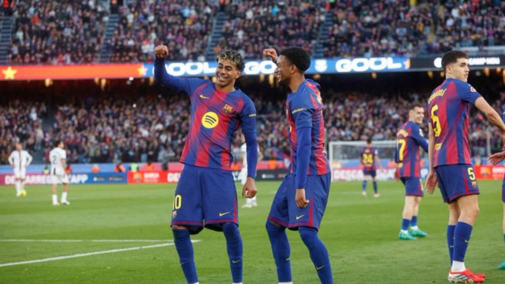 Lamine Yamal fue la gran figura de la goleada de Barcelona ante Mallorca.