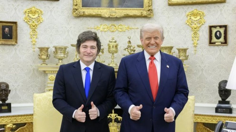 Los presidentes argentino y estadounidense se muestran como aliados incondicionales.