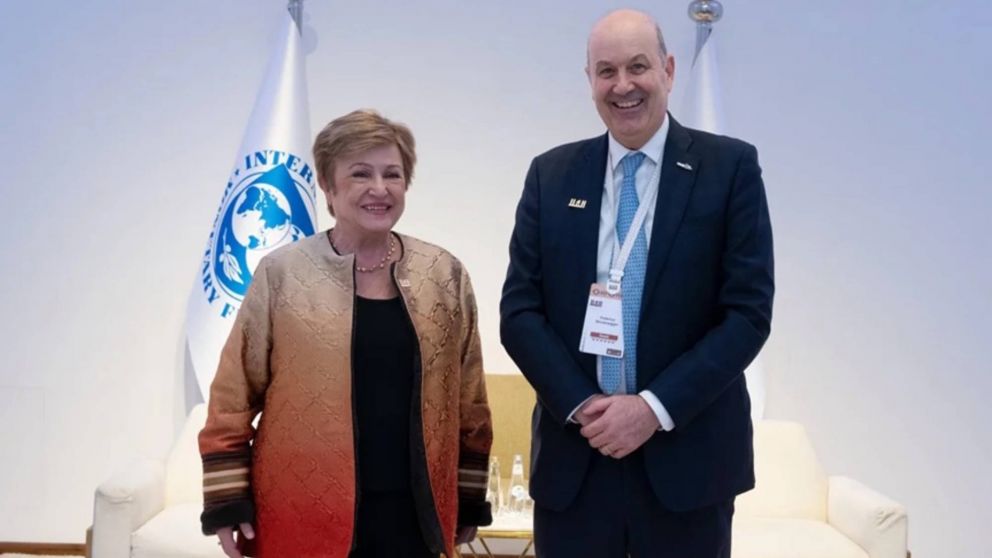 Federico Sturzenegger mantuvo un encuentro clave con Kristalina Georgieva en Arabia Saudita.