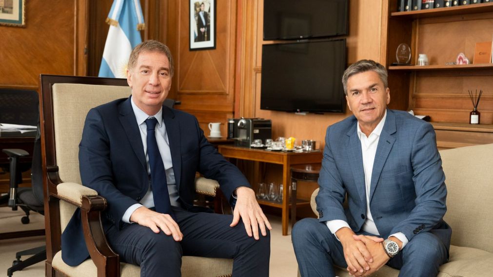 Diego Santilli, junto al gobenador de Chaco, Leandro Zdero.