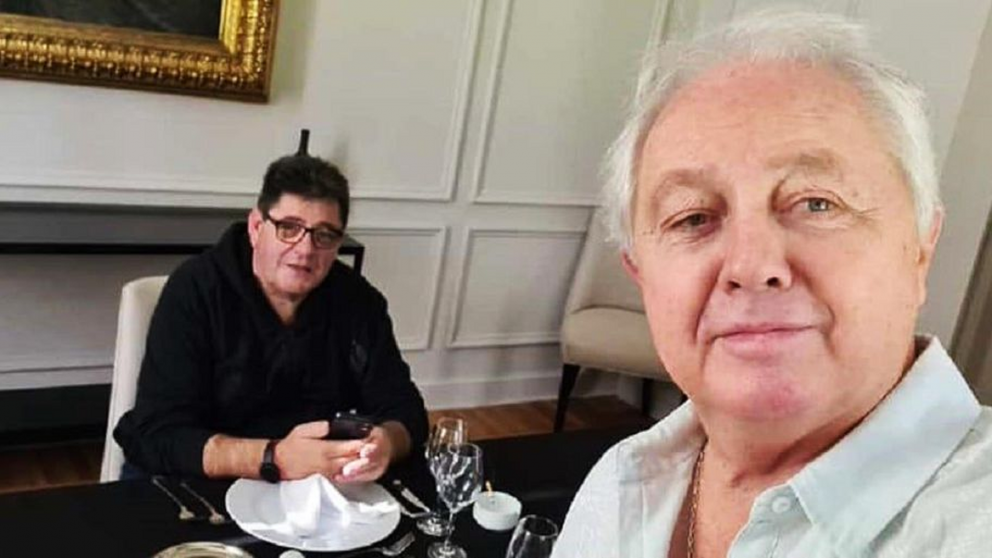 Daniel Rodríguez, exintendente de la Quinta de Olivos, y el broker Héctor Martínez Sosa.