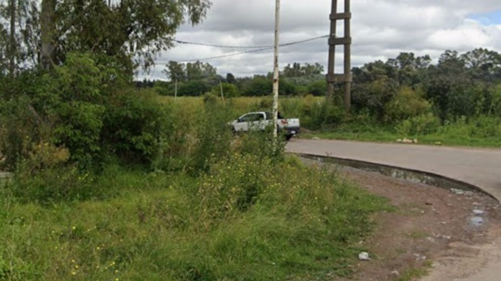 La zona en la que fue hallado el cuerpo.
