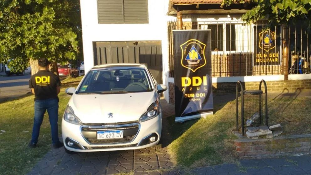 Secuestran en Bolívar un auto robado en Quilmes y con numeración adulterada