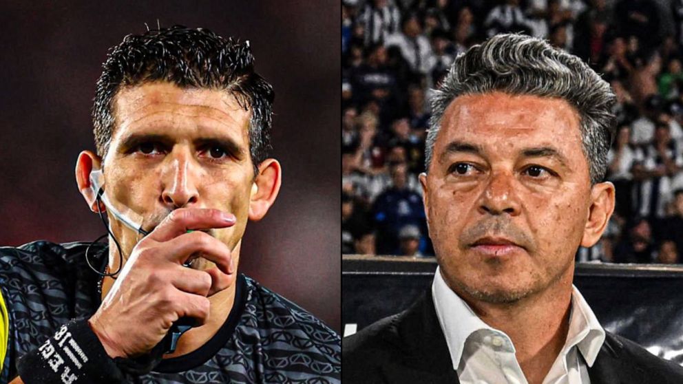 El entrenador y el juez tuvieron una fuerte discusión.