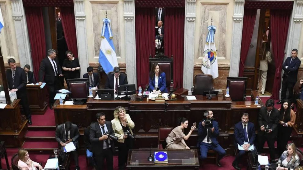 Victoria Villarruel giró la reforma laboral a la Cámara de Diputados para su tratamiento final.