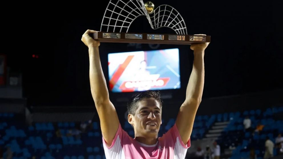 Sebastián Báez, último campeón del ATP 500 de Río de Janeiro.