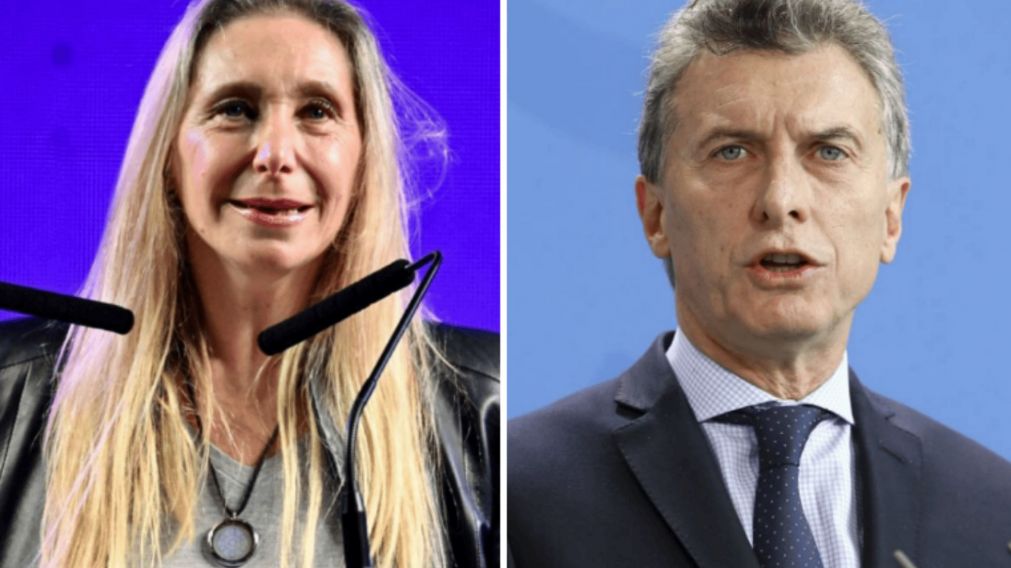 Karina Milei junto a Mauricio Macri.
