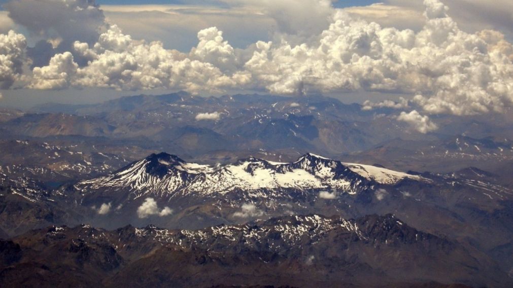 El complejo volcánico Planchón-Peteroa se encuentra ubicado en el sur de la provincia de Mendoza (Gentileza SEGEMAR).