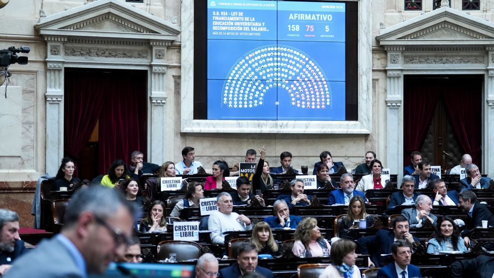 Diputados dan media sanción a presupuesto universitario.