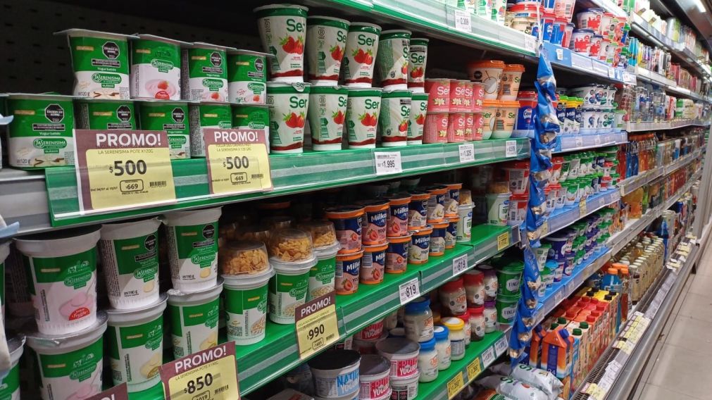 En productos lácteos hubo casos con incrementos porcentuales de dos dígitos.