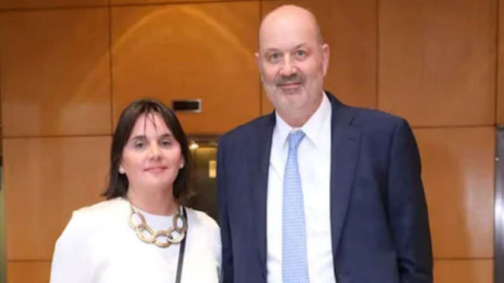 Federico Sturzenegger y su esposa María Josefina Rouillet (Foto NA).