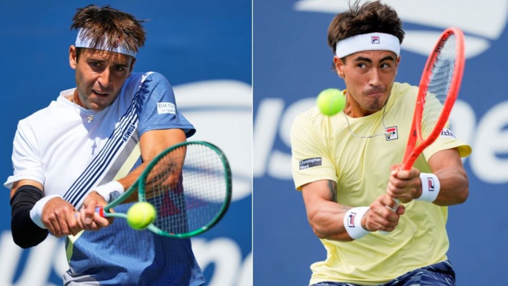 Lucas Comesaña y Tomás Etcheverry, duelo de argentinos en el Río Open.