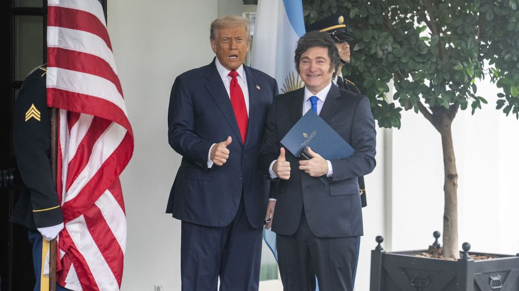 Javier Milei y Donald Trump, juntos en octubre pasado en la Casa Blanca.