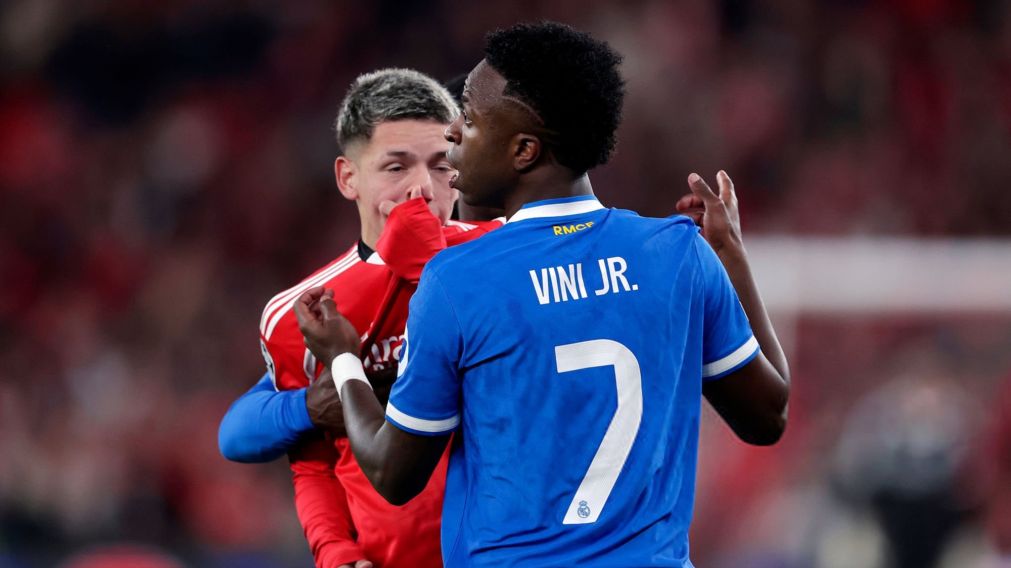 Vinicius hizo un golazo y generó un escándalo en el cruce entre Benfica y Real Madrid por la Champions League: acusó a Prestianni de racista