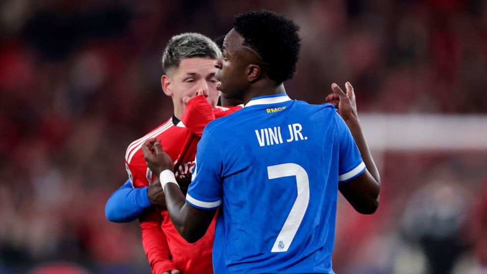 Vinicius hizo un golazo y generó un escándalo en el cruce entre Benfica y Real Madrid por la Champions League: acusó a Prestianni de racista