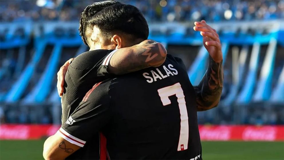 Maximiliano Salas hace mucho que no festeja un gol con la camiseta de River.