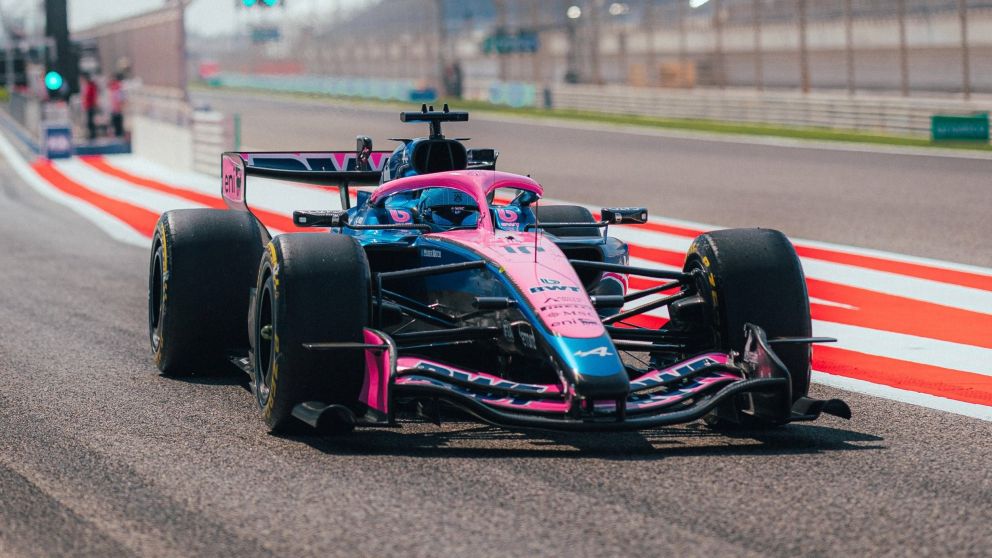 El francés completó una buena mañana a bordo del Alpine.