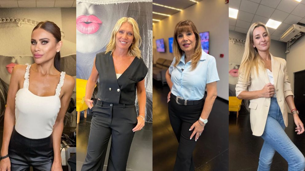 Verónica Franco, Melina Fleiderman, Lili Caruso y Mariela Fernández marcaron la cancha con sus outfits.