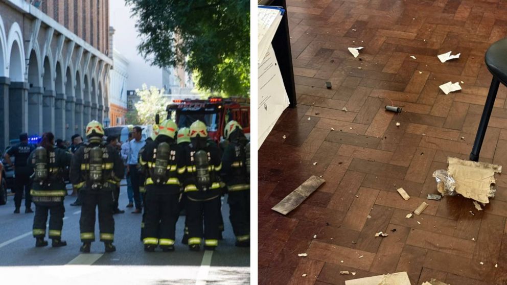 As� qued� el agente herido por la bomba en la Escuela Superior de Gendarmer�a: im�genes sensibles.