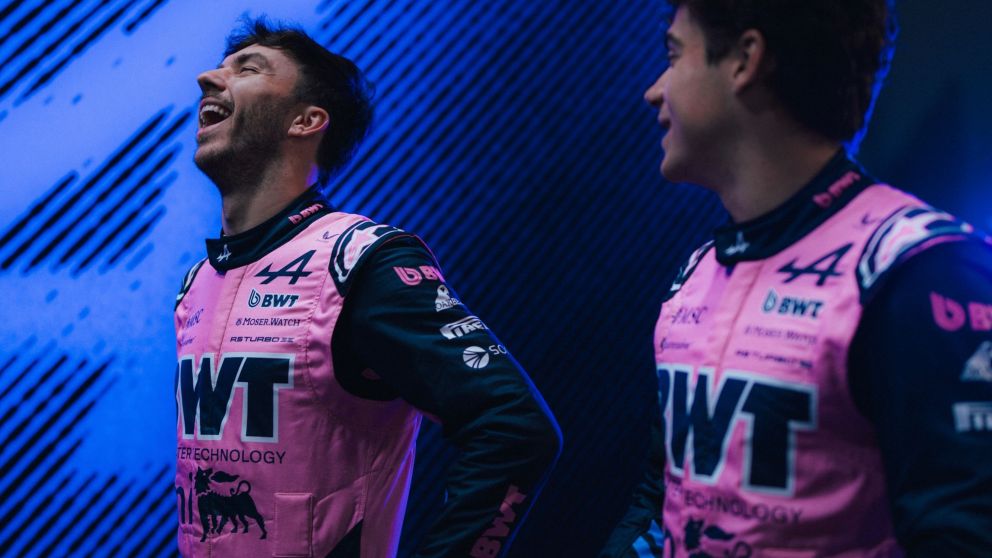 El Alpine quedaron muy conforme con el trabajo de Colapinto y Gasly.