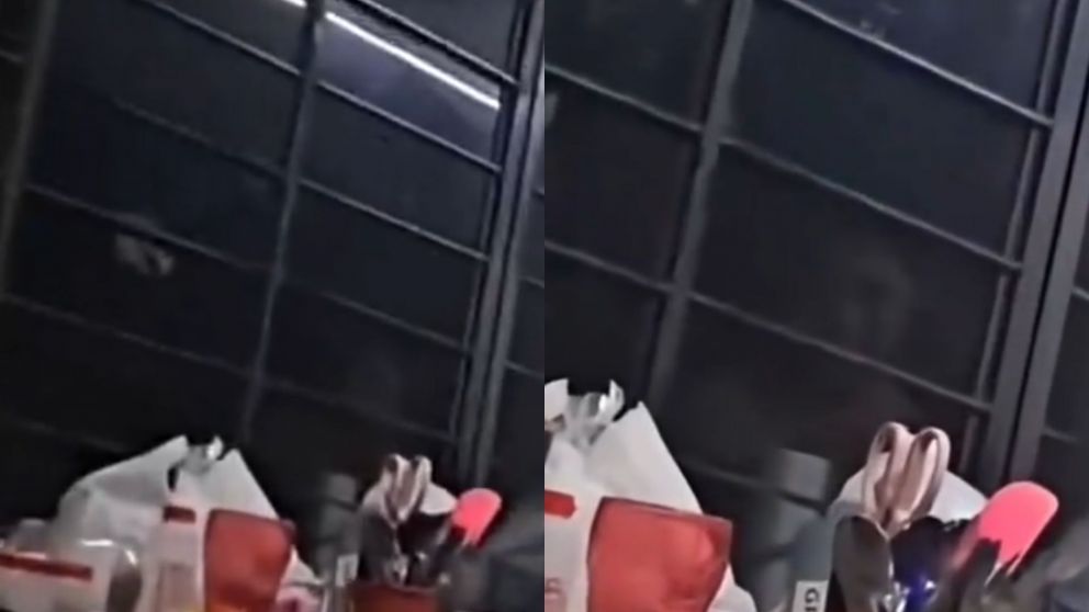 La aparición de este "nene fantasma" causó escalofríos entre quienes vieron el video (Captura).