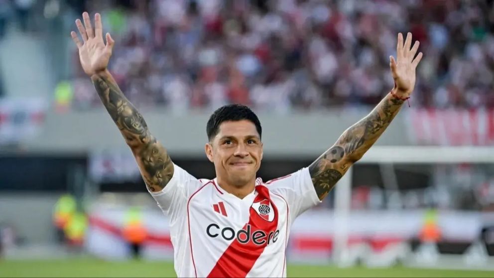 River Plate saludó a Enzo Pérez por su cumpleaños.