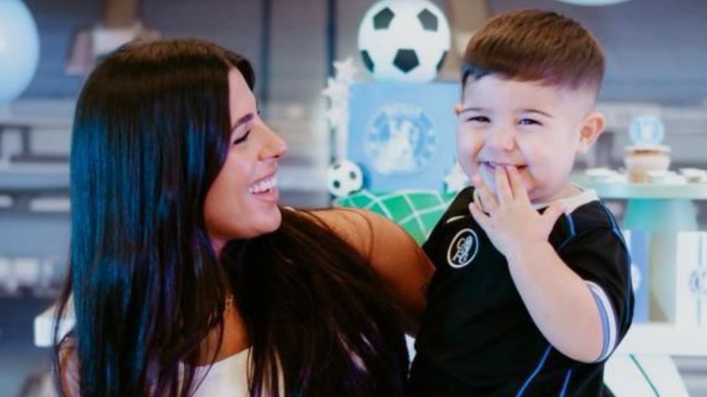Valentina Cervantes mostró la travesura de su hijo Benjamín y su reacción enterneció las redes. (Foto: Instagram/ @valucervantes).