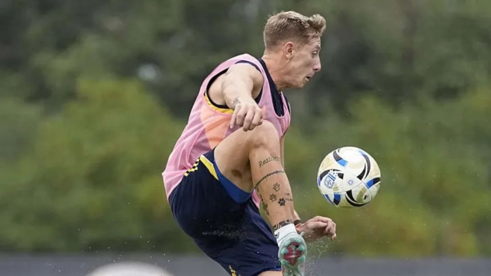 Barinaga, otro que se suma a la larga lista de lesionados de Boca.