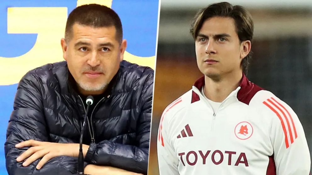 Juan Rom�n Riquelme negocia la llegada de Paulo Dybala en la Roma.