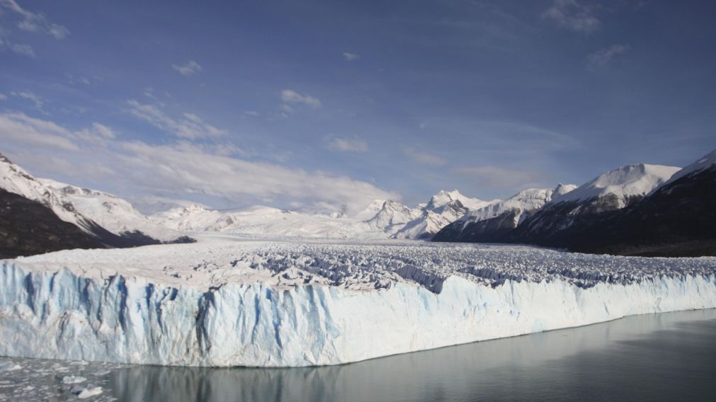 El glaciar Perito Moreno, ubicado en la provincia de Santa Cruz.