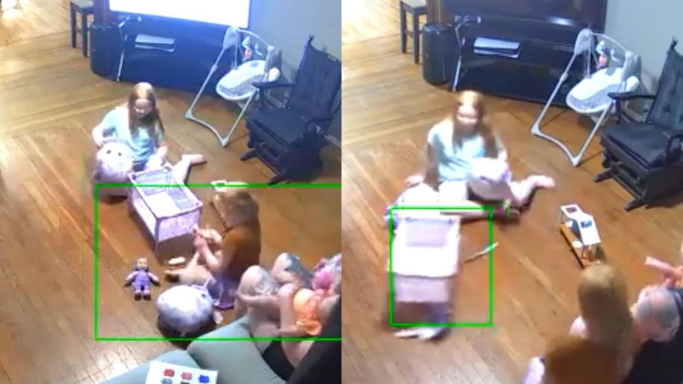 La momento de terror de la mamá y sus hijas fue compartido en redes sociales y generó un fuerte debate (Captura video).