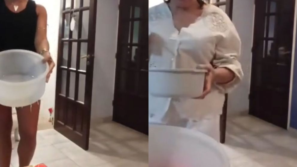 Al principio la aparición pasó desapercibida, pero al revisar el video con detalle descubrieron lo paranormal (Captura video).