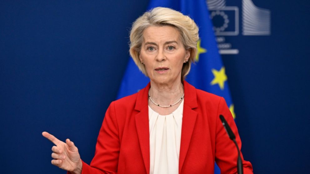 La presidenta de la Comisión Europea, Ursula von der Leyen.