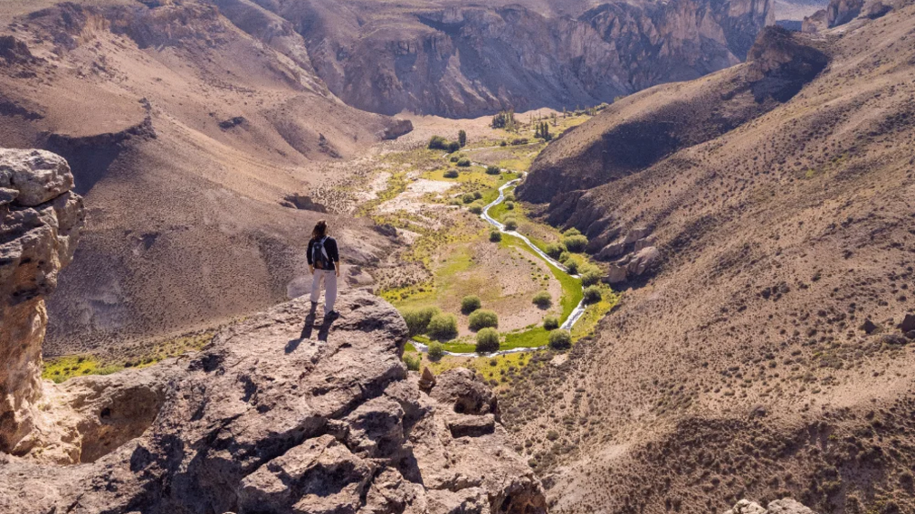 Una postal patagónica donde la quietud del paisaje marca el ritmo de los días (Imagen: Florian von der Fecht).