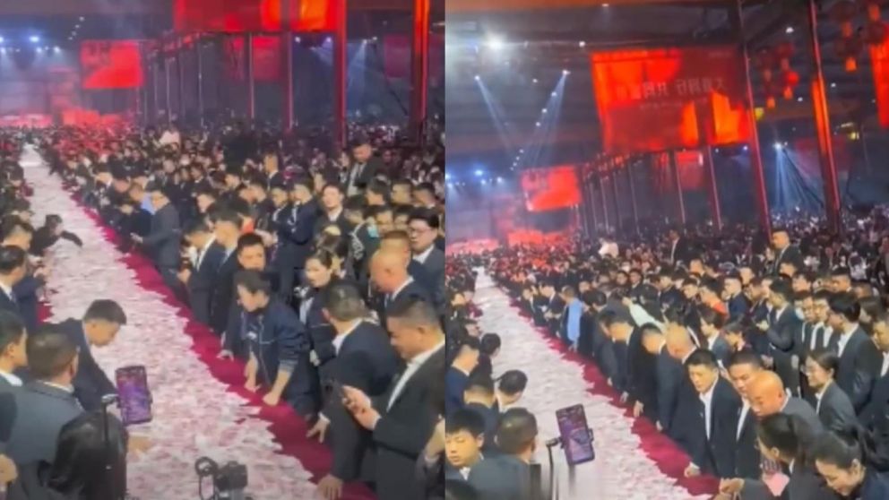 La empresa china regaló el 70% de sus ganancias anuales a sus empleados.
