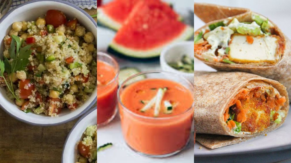 Tres recetas frescas ideales para los días de calor extremo.