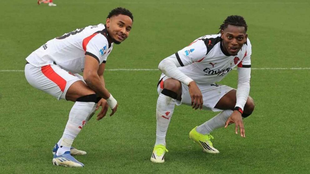 Rafael Leao fue una de las figuras de la victoria del AC Milan.