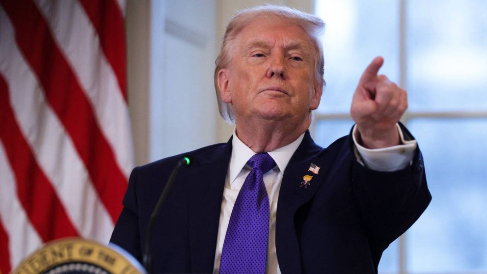 Donald Trump anunció la destrucción de nueve barcos de la Marina iraní.
