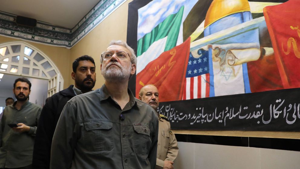 El titular del Consejo Superior de Seguridad Nacional iran�, Al� Larijani.