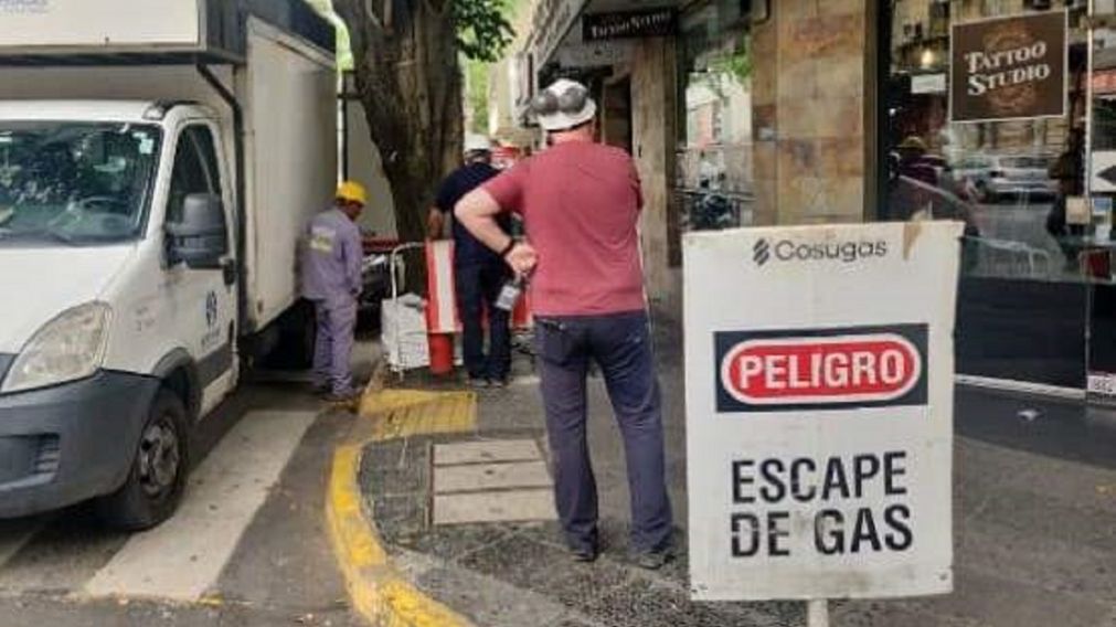 Alarma en pleno centro de Quilmes por una pérdida de gas frente a locales comerciales