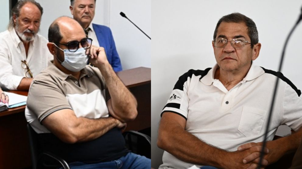 Pablo y Sergio Schoklender durante el juicio.