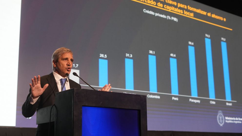 Luis Caputo: "Hoy hay estabilidad por decisión política, no por accidente"