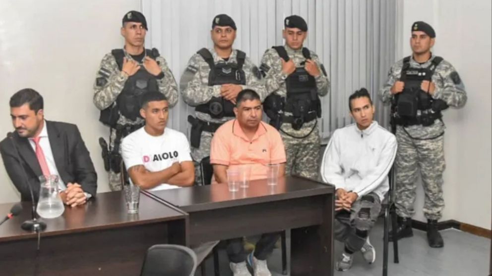 Los imputados en el juicio por el femicidio de Tamara Fierro (Gentileza Todo Jujuy).