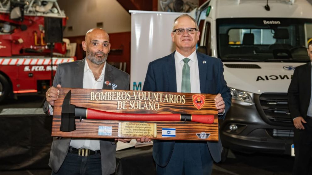 Embajador de Israel en Solano: francotiradores, carros de asalto y máxima seguridad