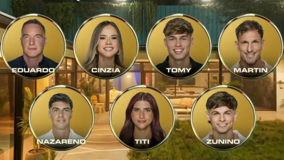 Placa final de "plantas" en "Gran Hermano Generación Dorada".