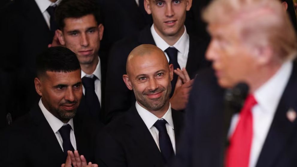 Javier Mascherano habló sobre la visita del Inter Miami a la Casa Blanca y el saludo a Donald Trump.